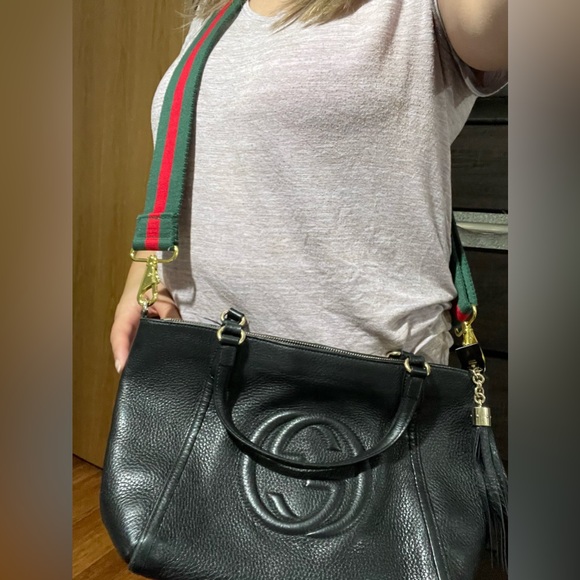 Gucci SOHO pebbled leather tote - Picture 12 of 13